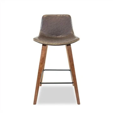 Barstools kėdė Metalinė pėdų atrama PU pagalvėlė
