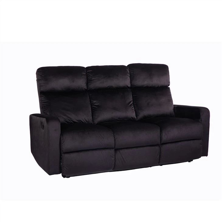 Velvet Fabric Recliner Sekcijinė sofa
