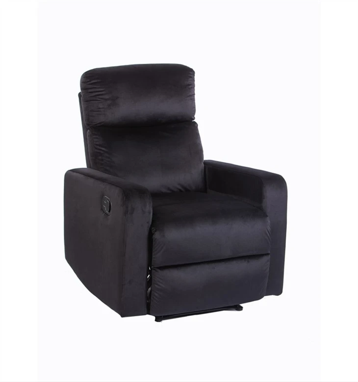 Aksominio audinio vienguba atlošimo sofa