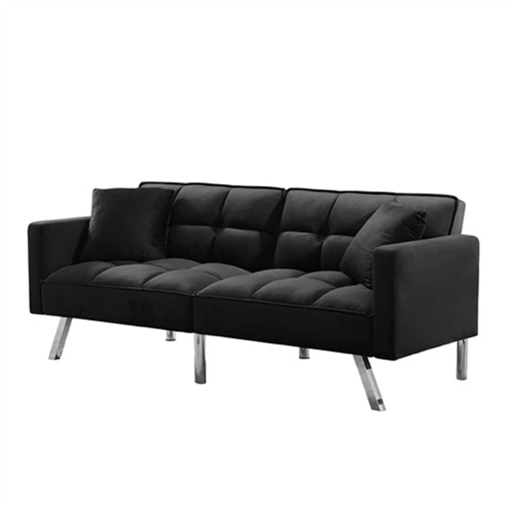 Konvertuojama lininio audinio svetainės sofa