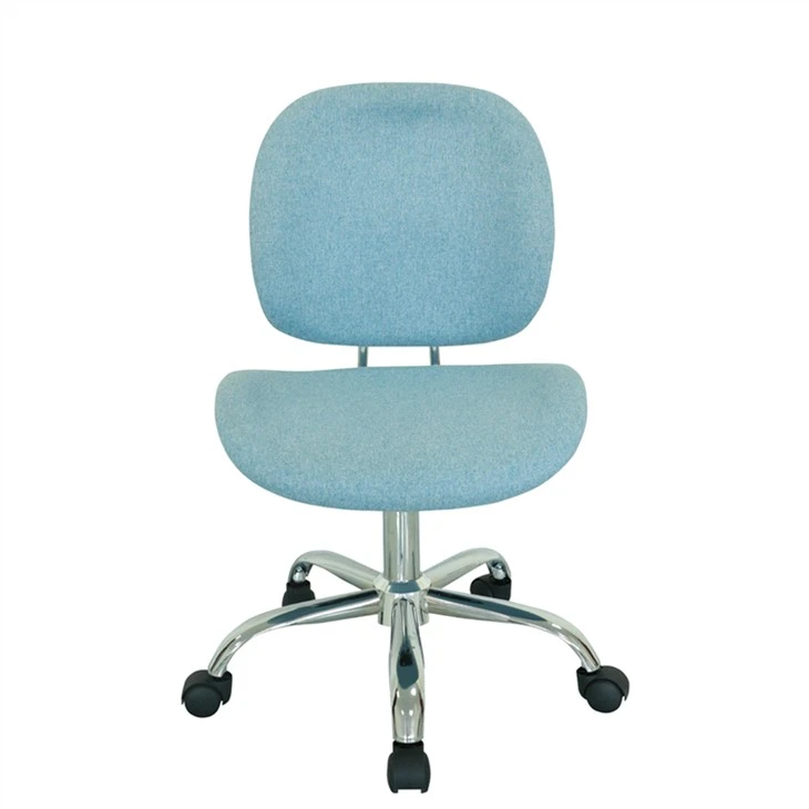 Ergonomiško dizaino reguliuojamo aukščio mėlyna biuro kėdė