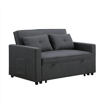 Partnerio lino minkšta sofa Futon