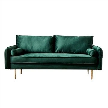 Aksominė sofa-lova svetainei ir miegamajam